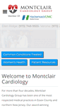 Mobile Screenshot of montclaircardiology.com